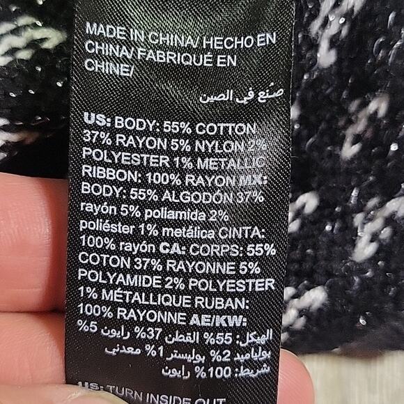 White House Black Market Embellished Sweater Jacket Womens Size XS - Picture 9 of 9